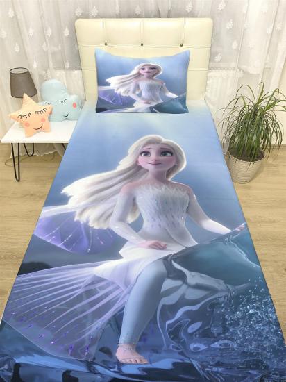Elsa 4 Desenli Yatak Örtüsü ve Yastık