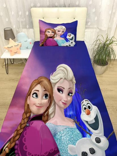 Elsa 12 Desenli Yatak Örtüsü ve Yastık